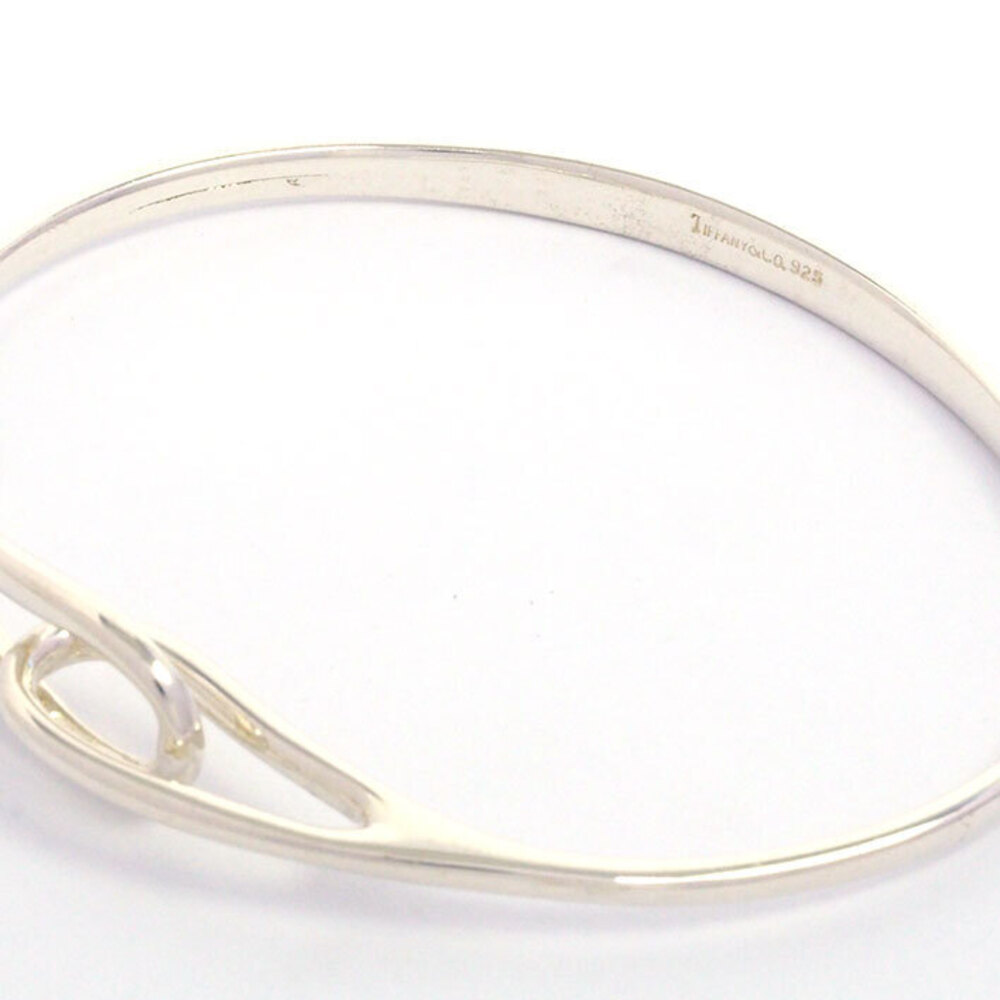 Tiffany Double Loop Silver Bangle - image 4